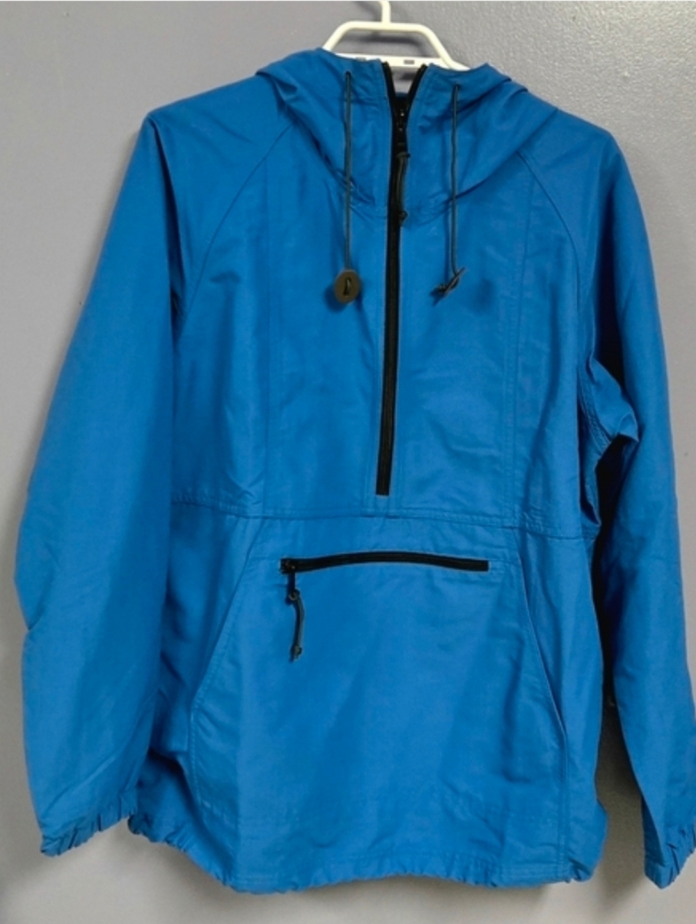 L.L. Bean Men's Mountain Classic Anorak Deep Glacier Blue Size L Reg